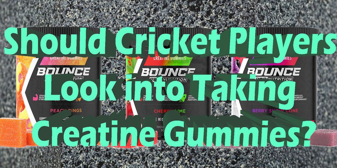 Cricket Players Take Creatine Gummies For Sport Athletic