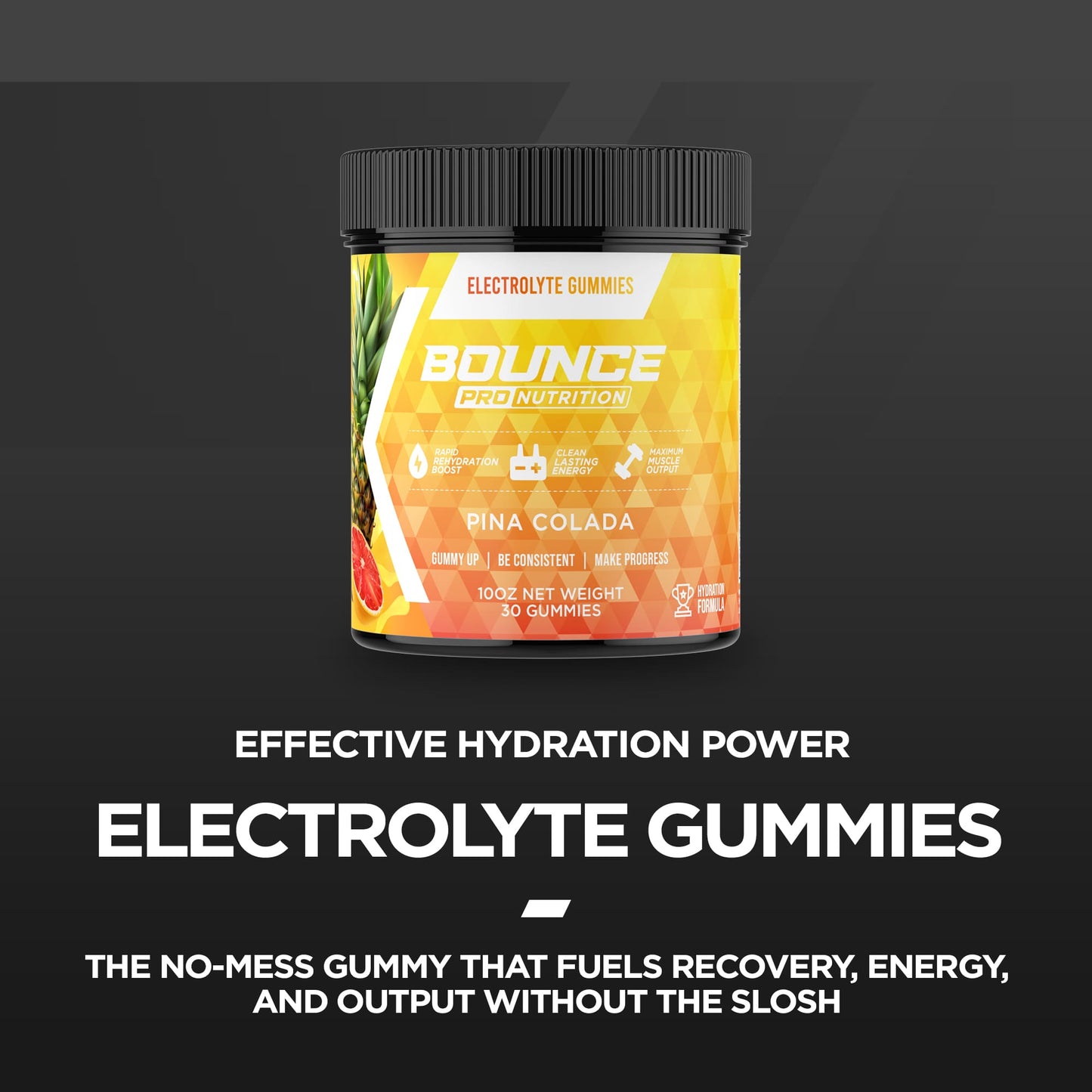 Electrolyte Gummies - Hydration Formula - Pina Colada