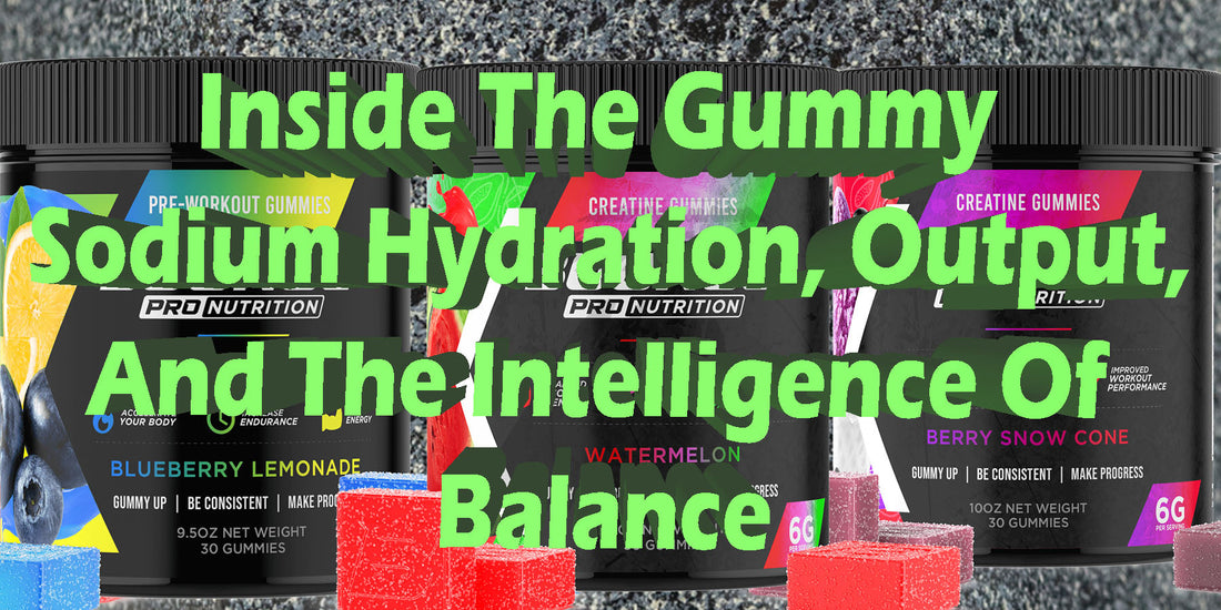 Inside The Electrolyte Gummy: Sodium — Hydration, Output, And The Intelligence Of Balance