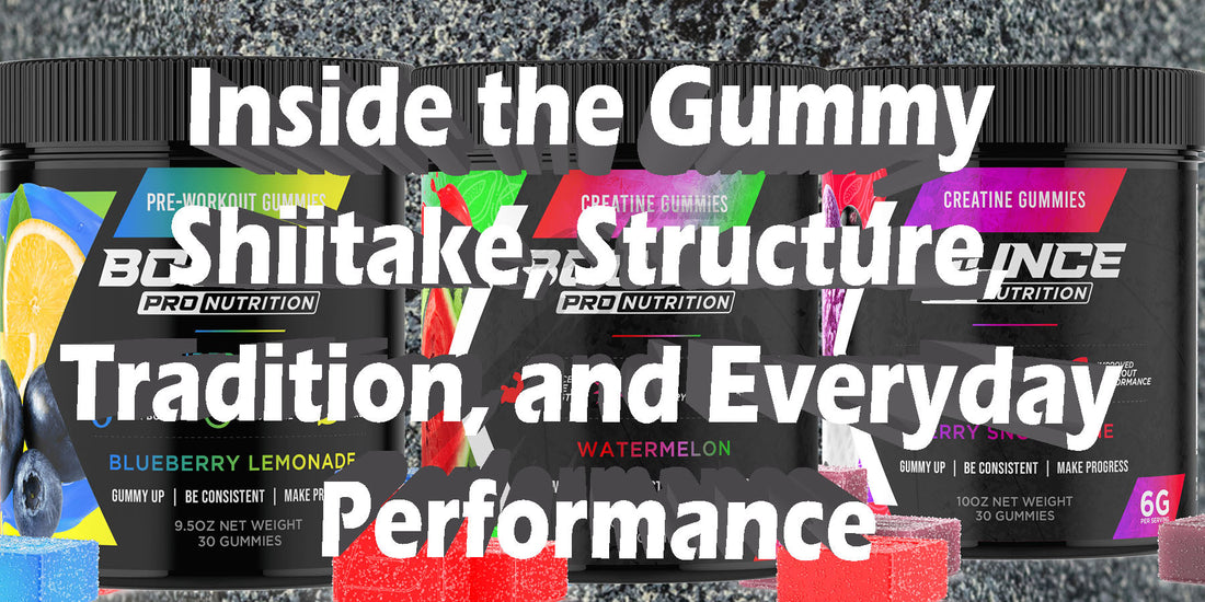 Inside the Mushroom Pre-Workout Gummy: Shiitake