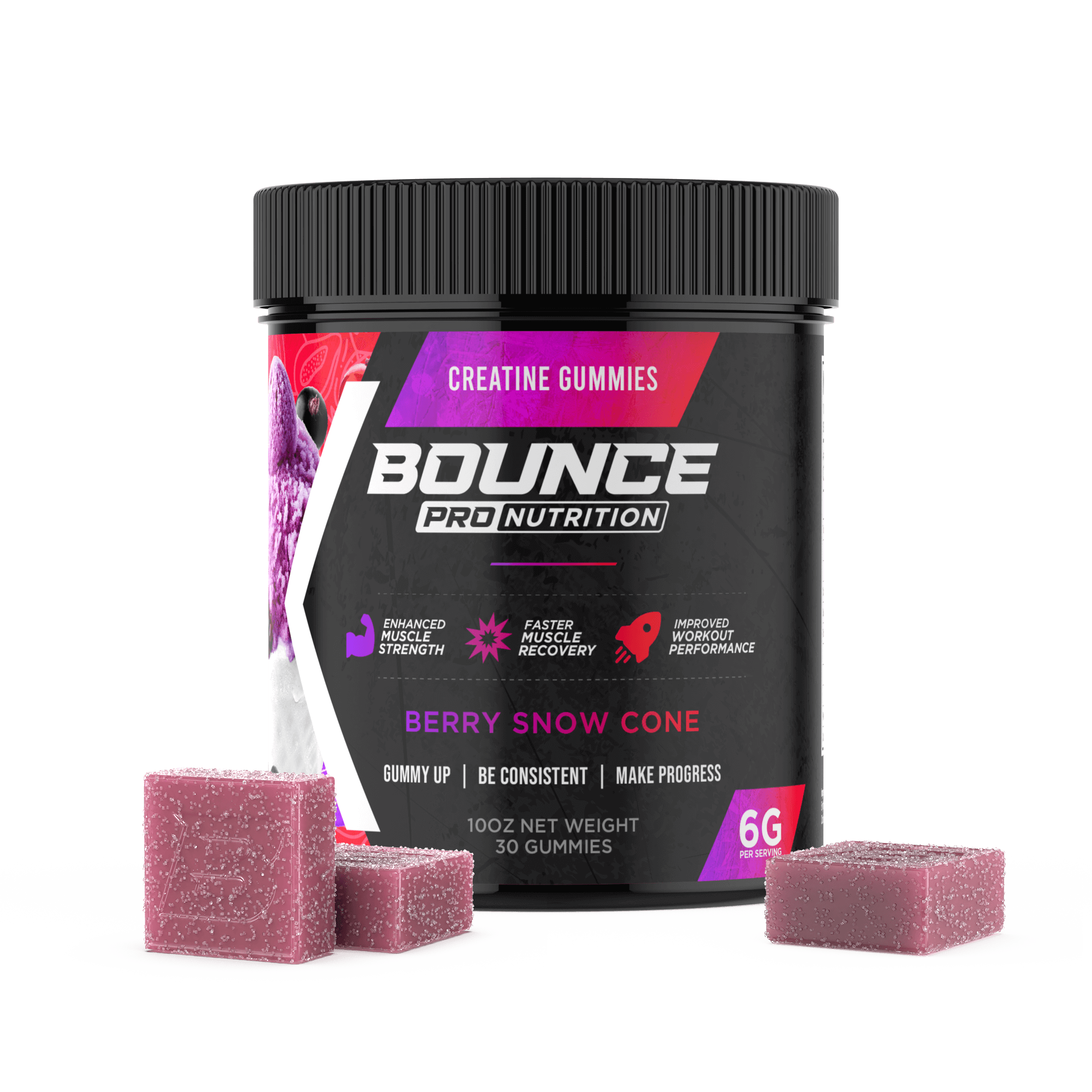 Creatine Gummies 6 Grams Bounce Nutrition creatine-gummies-6-grams-bounce-nutrition