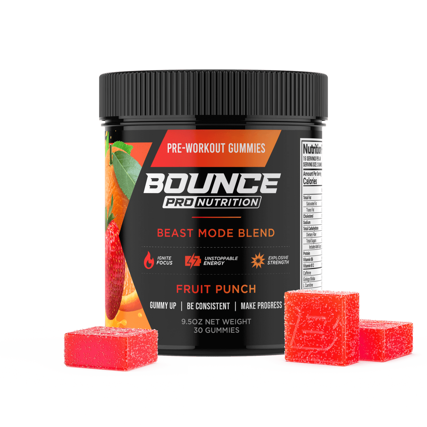Pre-Workout Gummies - Beast Mode