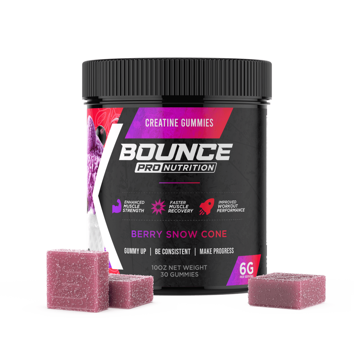 Creatine Gummies - Berry Snow Cone