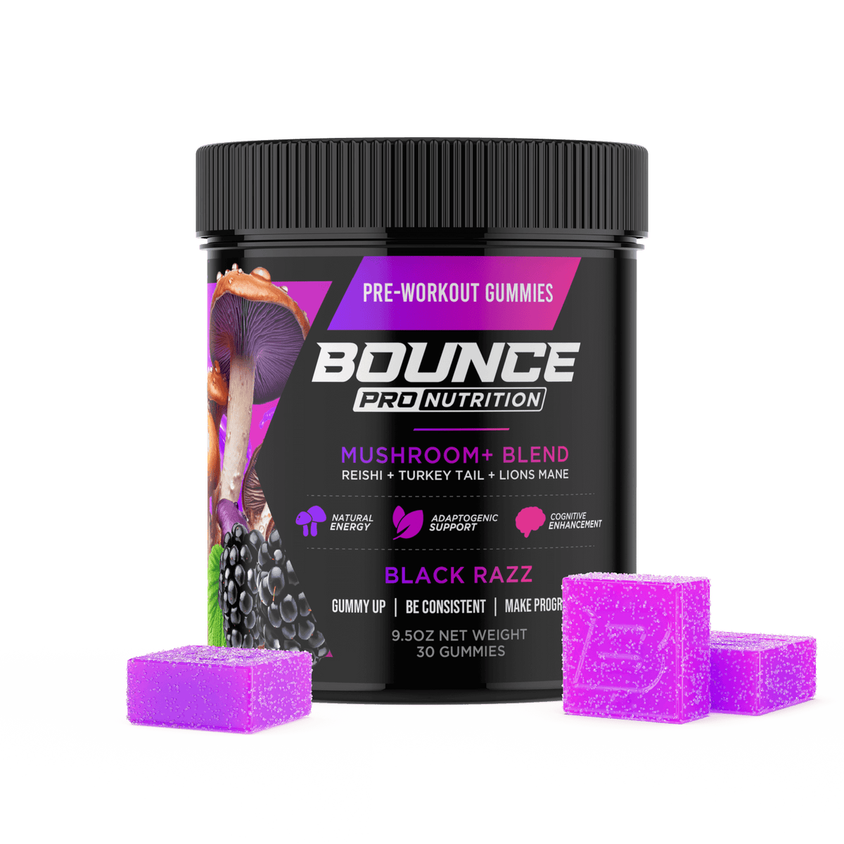 Pre-Workout Gummies - Mushroom+