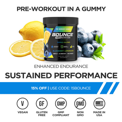 Pre-Workout Gummies - Shred Blend