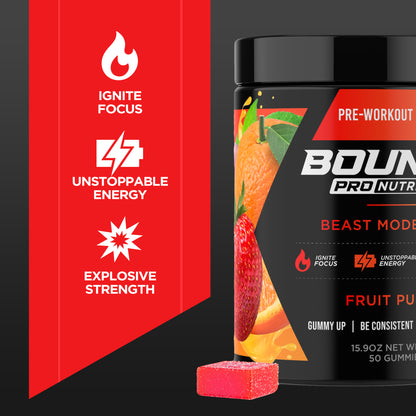 Pre-Workout Gummies - Beast Mode
