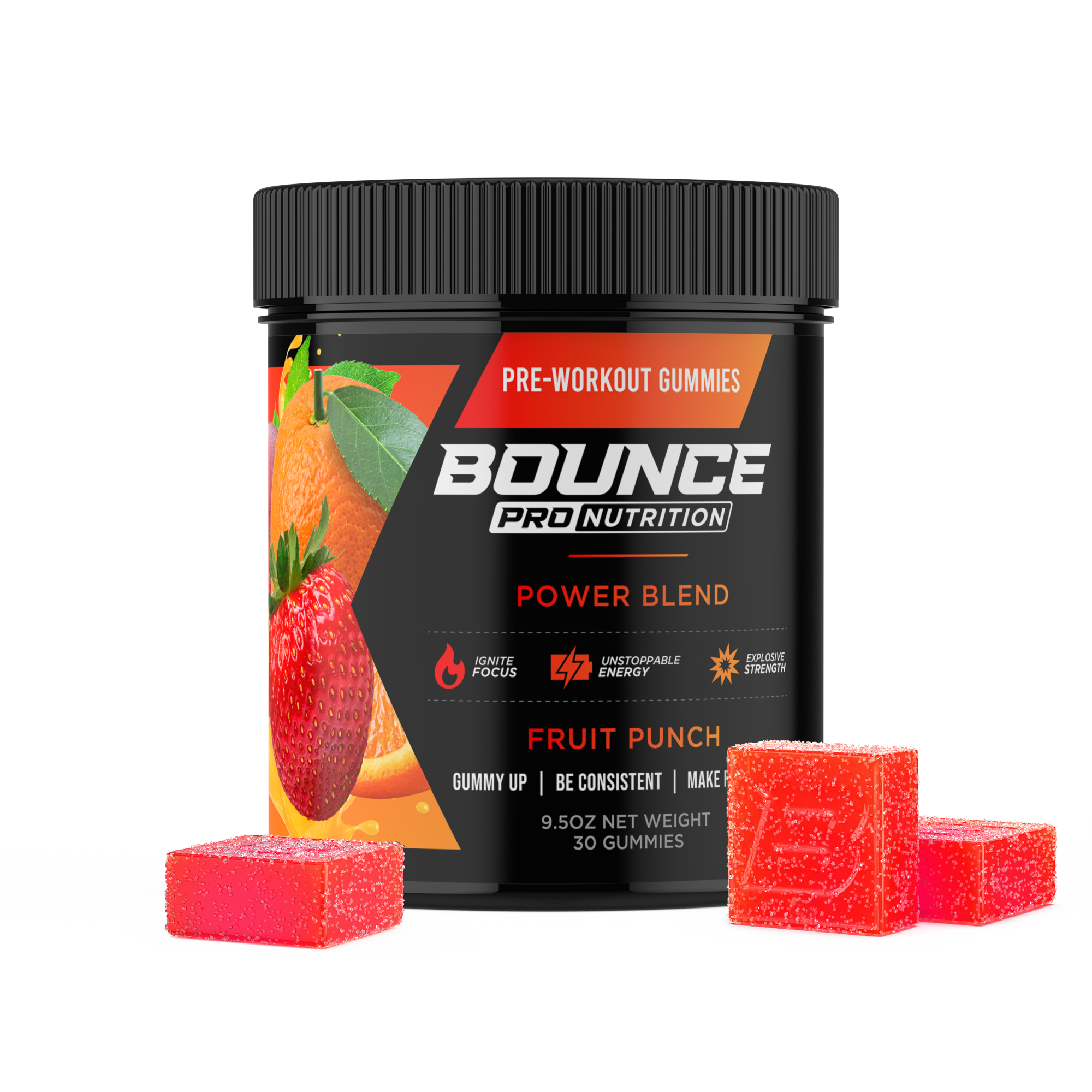 Pre-Workout Gummies - Power Blend