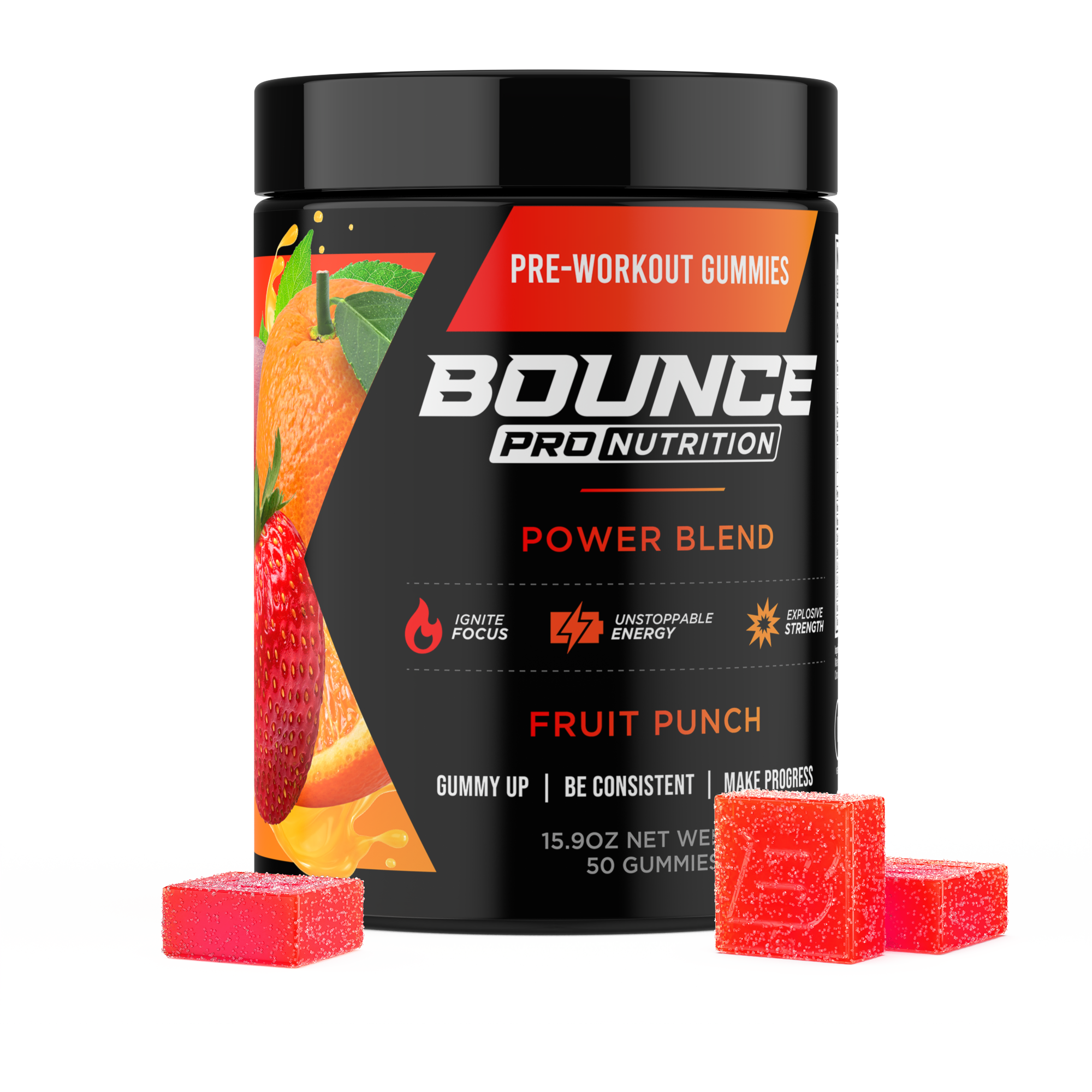 Pre-Workout Gummies - Power Blend