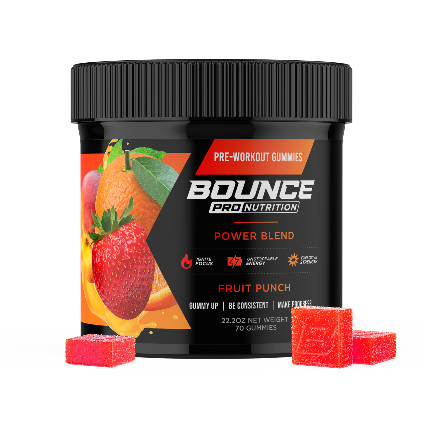 Pre-Workout Gummies - Power Blend
