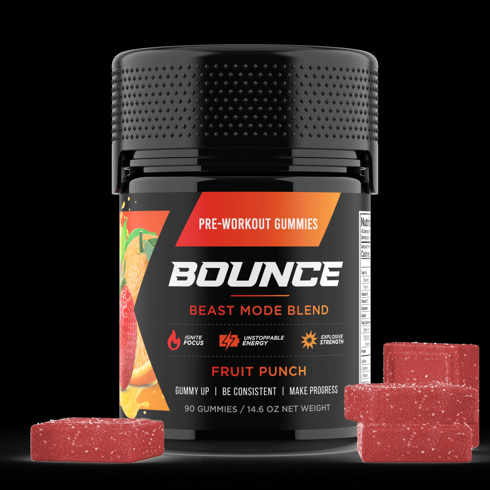 Pre-Workout Gummies - Blueberry Pie Shred – Bounce Nutrition