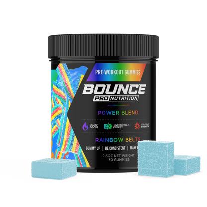 Pre-Workout Gummies - Power Blend - Rainbow Belts