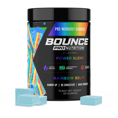 Pre-Workout Gummies - Power Blend - Rainbow Belts