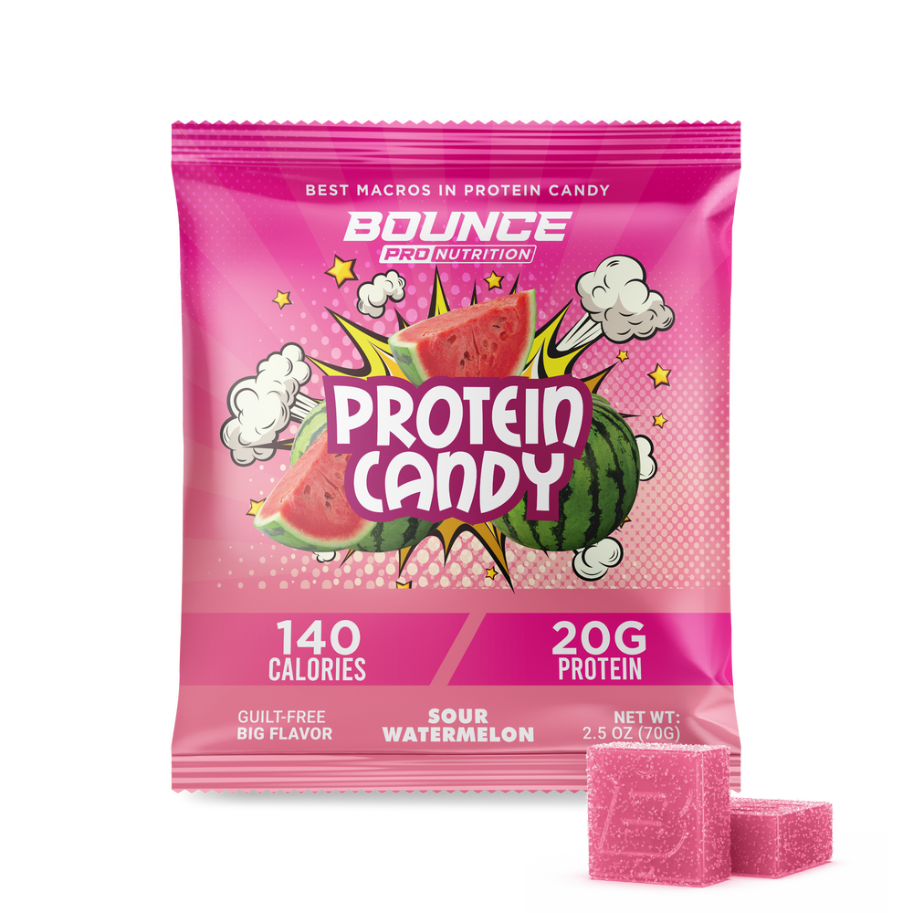 Bounce Protein Candy Sour Watermelon front of pouch