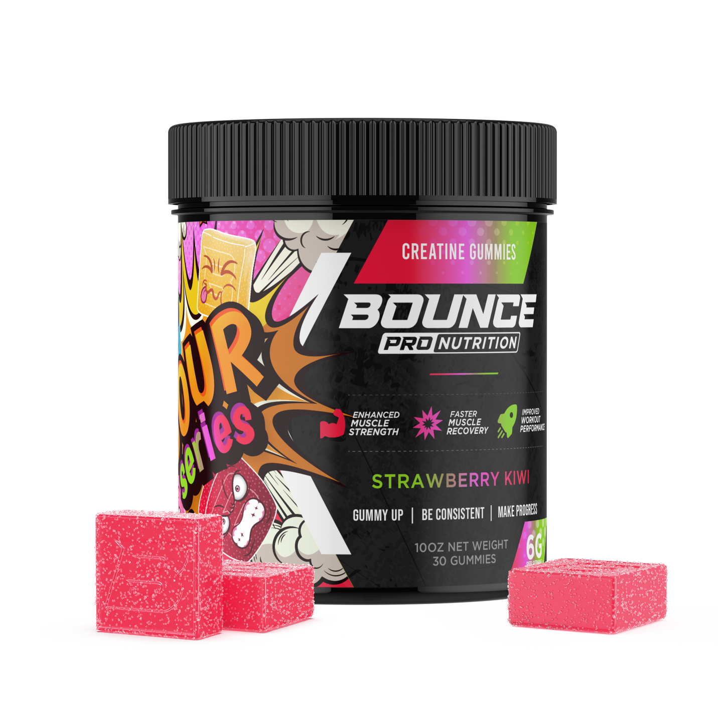 Creatine Gummies 2G Strawberry Kiwi 30 Count Where To Buy Near Online Natural Energy Strawberry Kiwi Before Workout Best Pre Workout For Bodybuilding For Cardio For Exercising For Cutting For